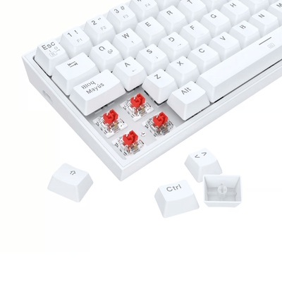 Pack Teclado K617 RGB y Mouse King M724 Redragon S143 Blanco - Bestmart