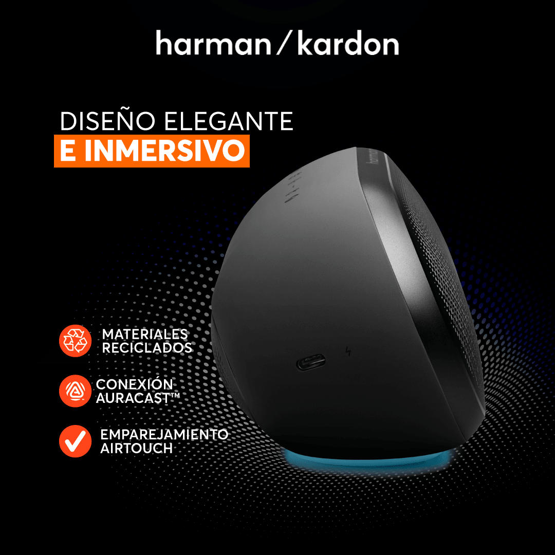 Parlante Bluetooth Harman Kardon Luna 2 - Negro - Bestmart