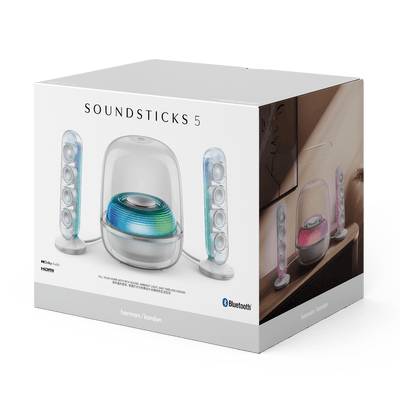Parlante Bluetooth Harman Kardon SoundSticks 5 - Blanco - Bestmart