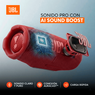 Parlante Bluetooth JBL Charge 6 Rojo - Bestmart