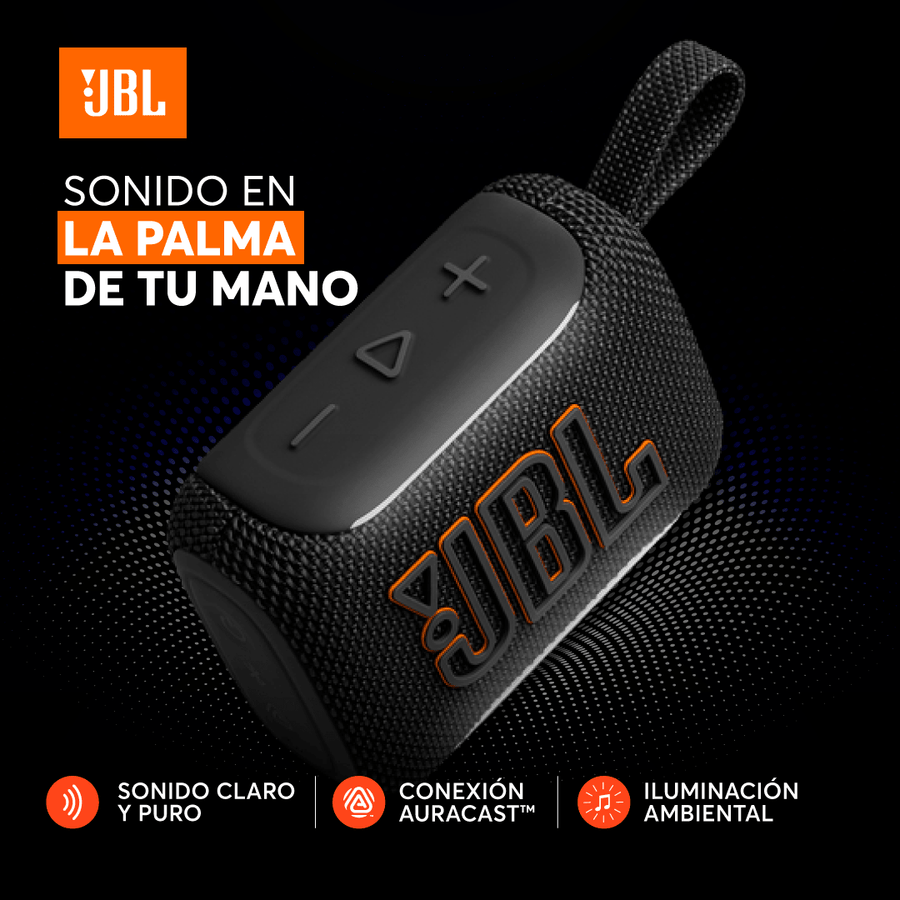 Parlante Bluetooth JBL Go 5 - Negro