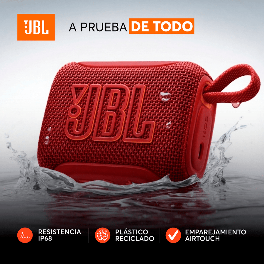 Parlante Bluetooth JBL Go 5 - Rojo