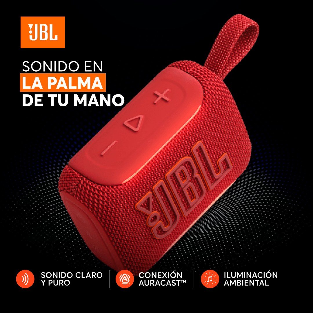 Parlante Bluetooth JBL Go 5 - Rojo - Bestmart