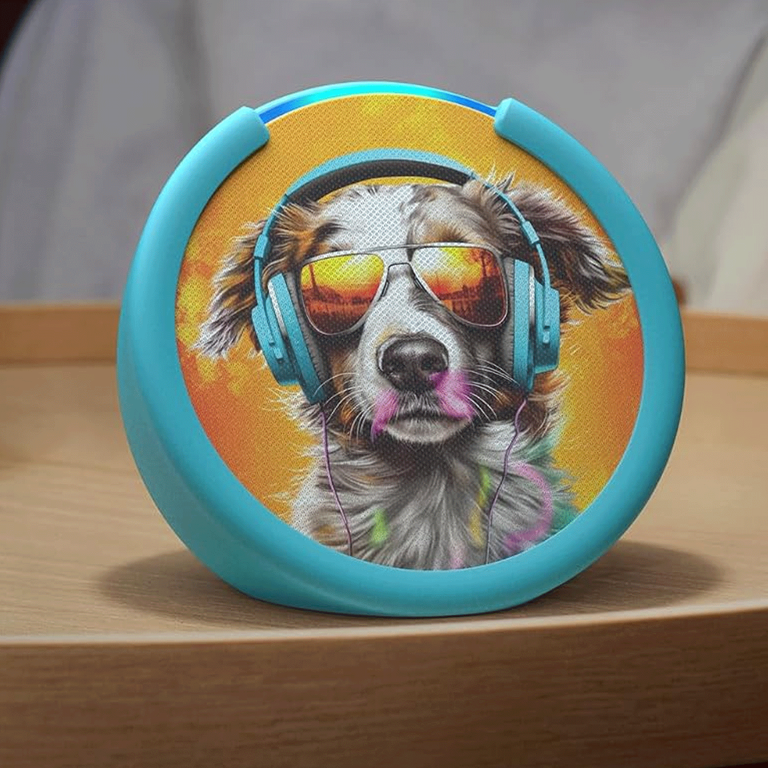 Parlante Inteligente Amazon Echo Pop Kids con Alexa Anthro Pup para Niños - Bestmart