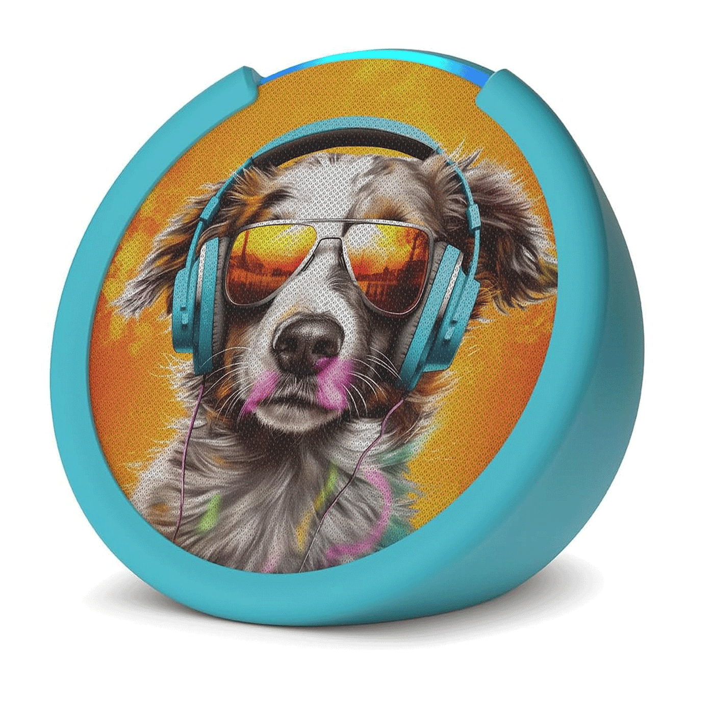 Parlante Inteligente Amazon Echo Pop Kids con Alexa Anthro Pup para Niños