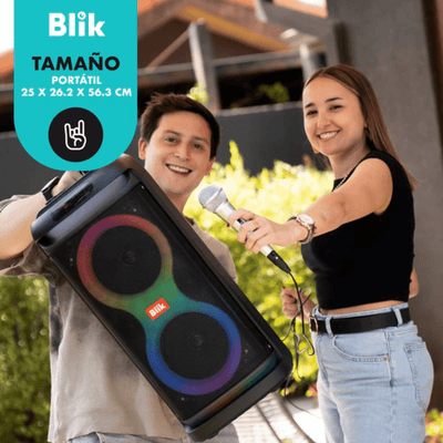 Parlante Karaoke Blik Lightmax6 - Bestmart