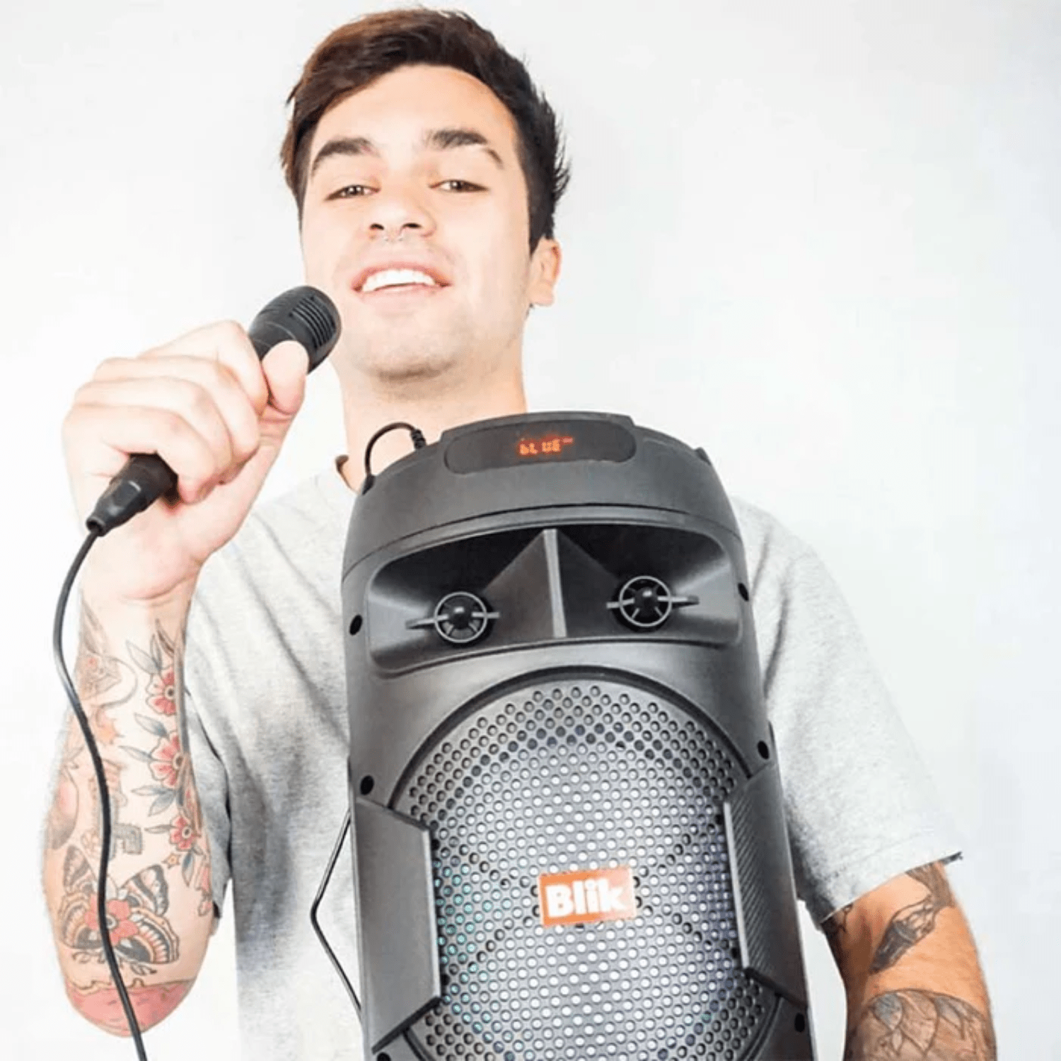 Parlante Karaoke Blik Screamer3 - Negro - Bestmart