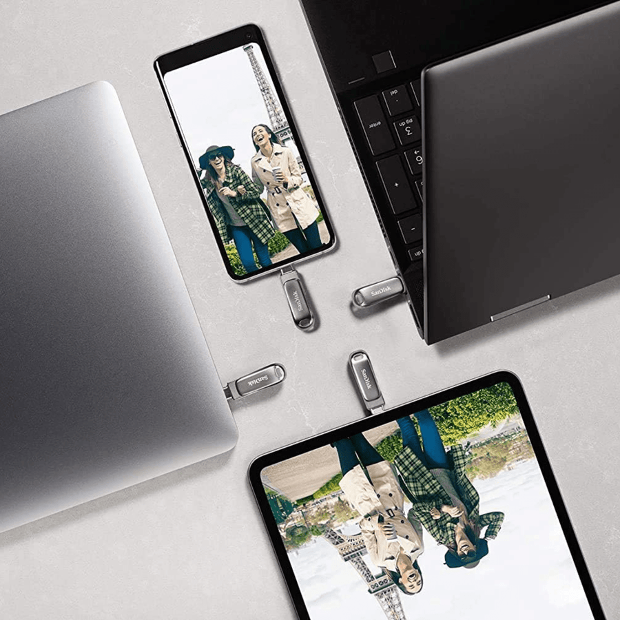 Pendrive Sandisk Ultra Dual Drive Luxe USB y USB-C 64GB