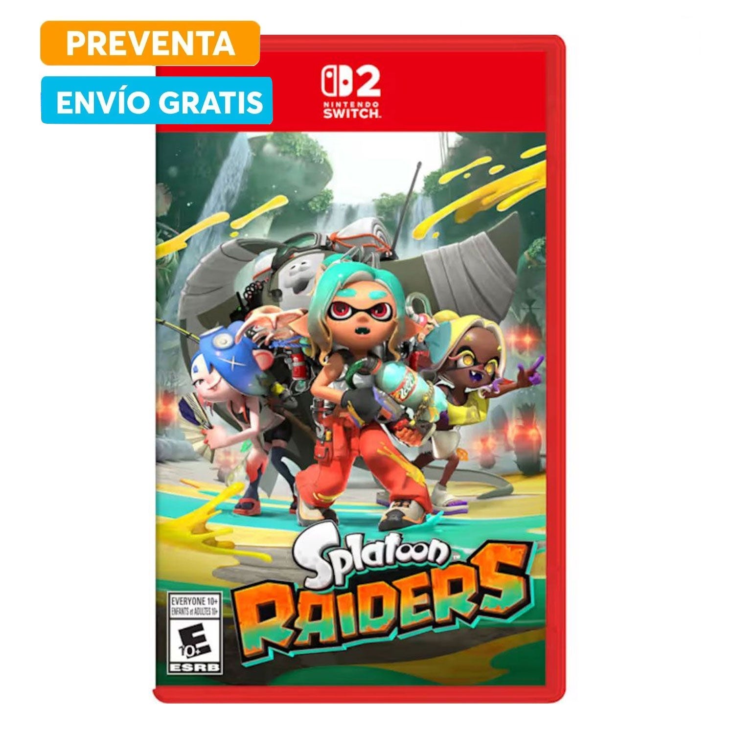 Preventa Juego Nintendo Switch 2 Splatoon Raiders - Bestmart