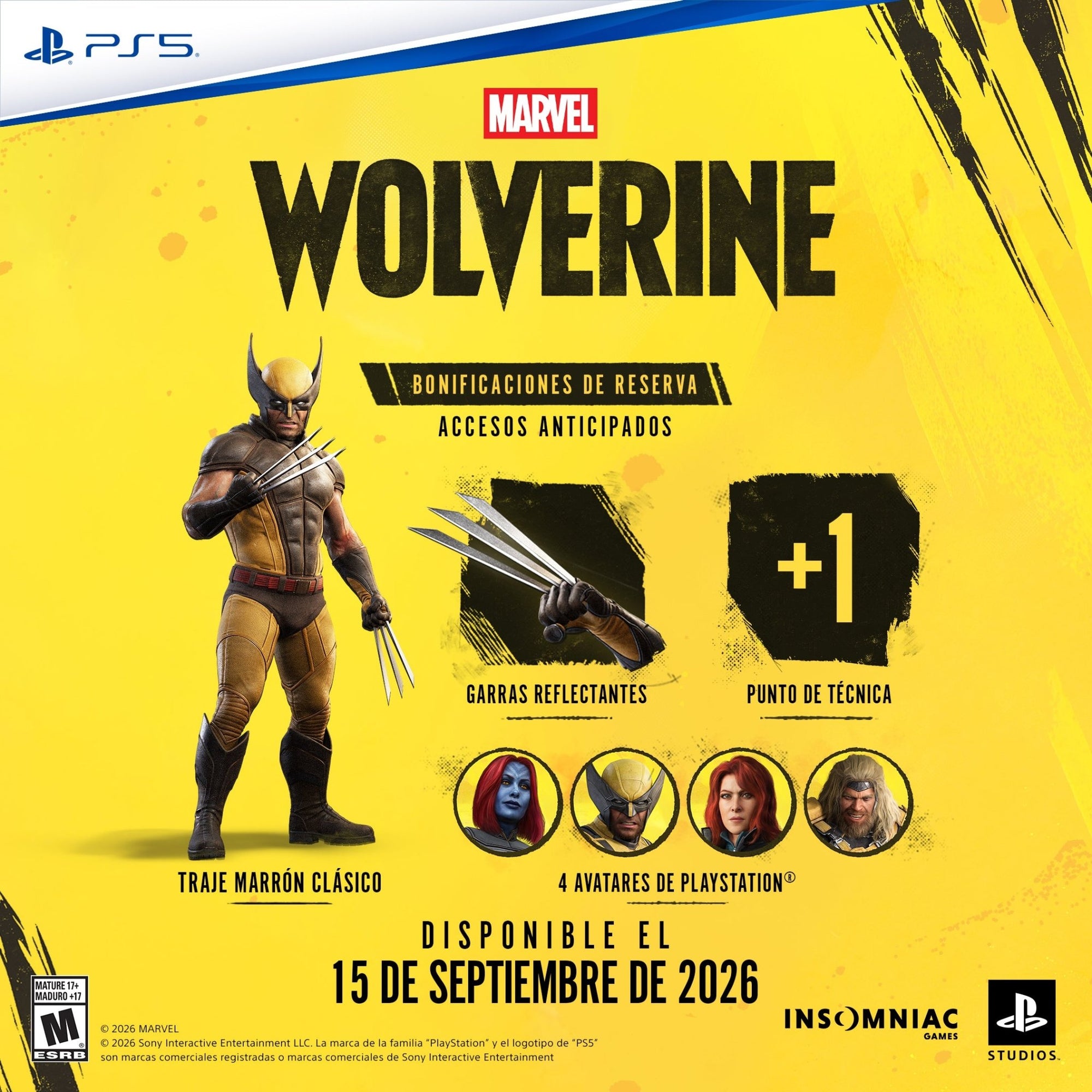 Preventa Juego PS5 Marvel's Wolverine - Bestmart