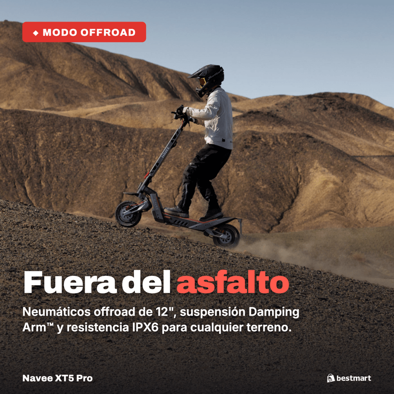 Preventa Scooter eléctrico Navee XT5 Pro 2200W Negro - Bestmart