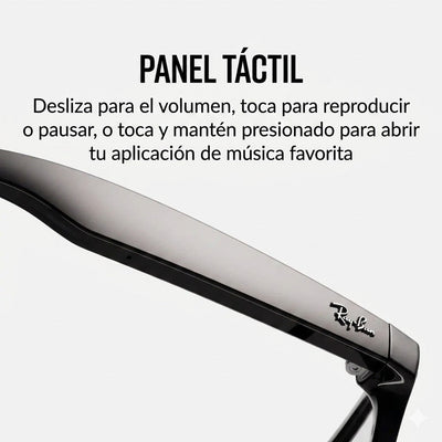 Ray - Ban Meta Wayfarer Gen 1 Lentes Inteligentes con Cámara 12MP, Audio y Meta AI, 32GB, Negro Brillante - Bestmart