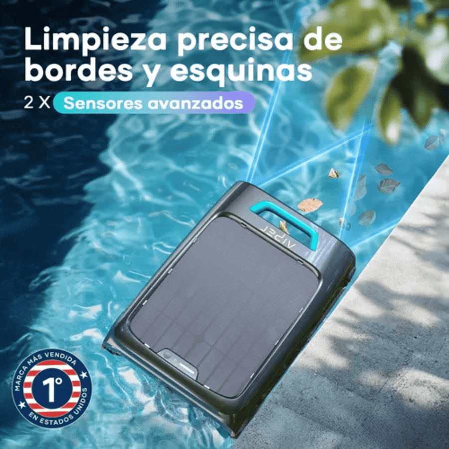 Robot Limpiador de Piscina Automático con Carga Solar - Aiper Surfer S2
