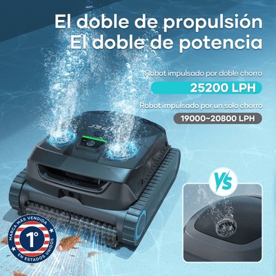 Robot Limpiafondo y Paredes de Piscina Automático - Aiper Scuba X1 - Bestmart