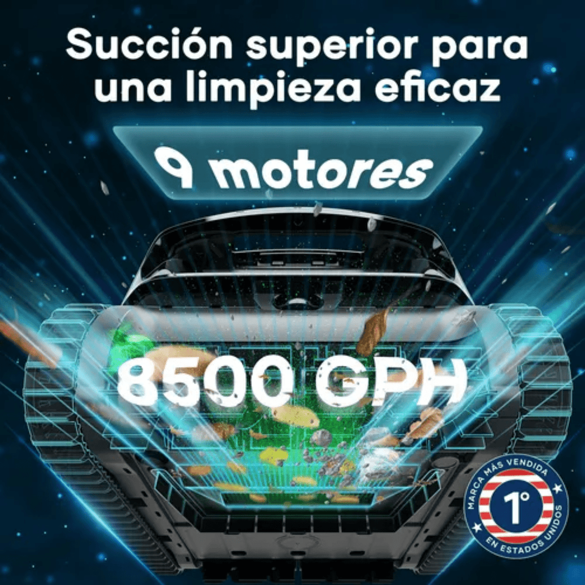 Robot Limpiafondos y Paredes de Piscina Automático - Aiper Scuba X1 Pro Max - Bestmart