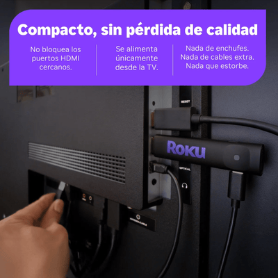 Roku Streaming Stick 2025 - Dispositivo de streaming HD para TV - Bestmart