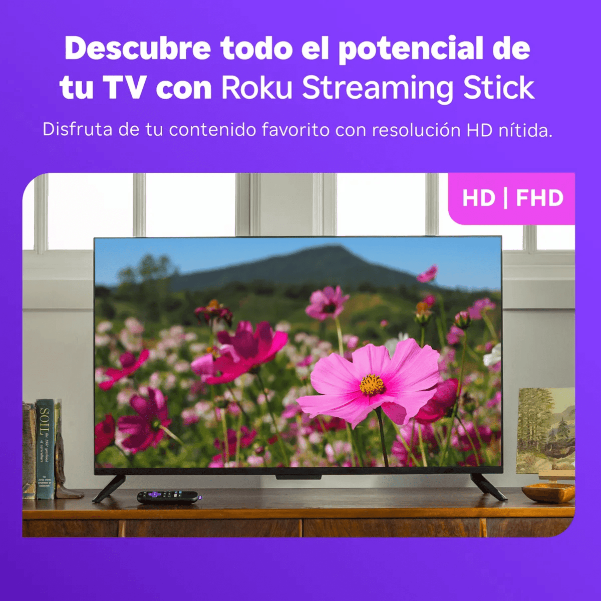 Roku Streaming Stick 2025 - Dispositivo de streaming HD para TV - Bestmart Open Box