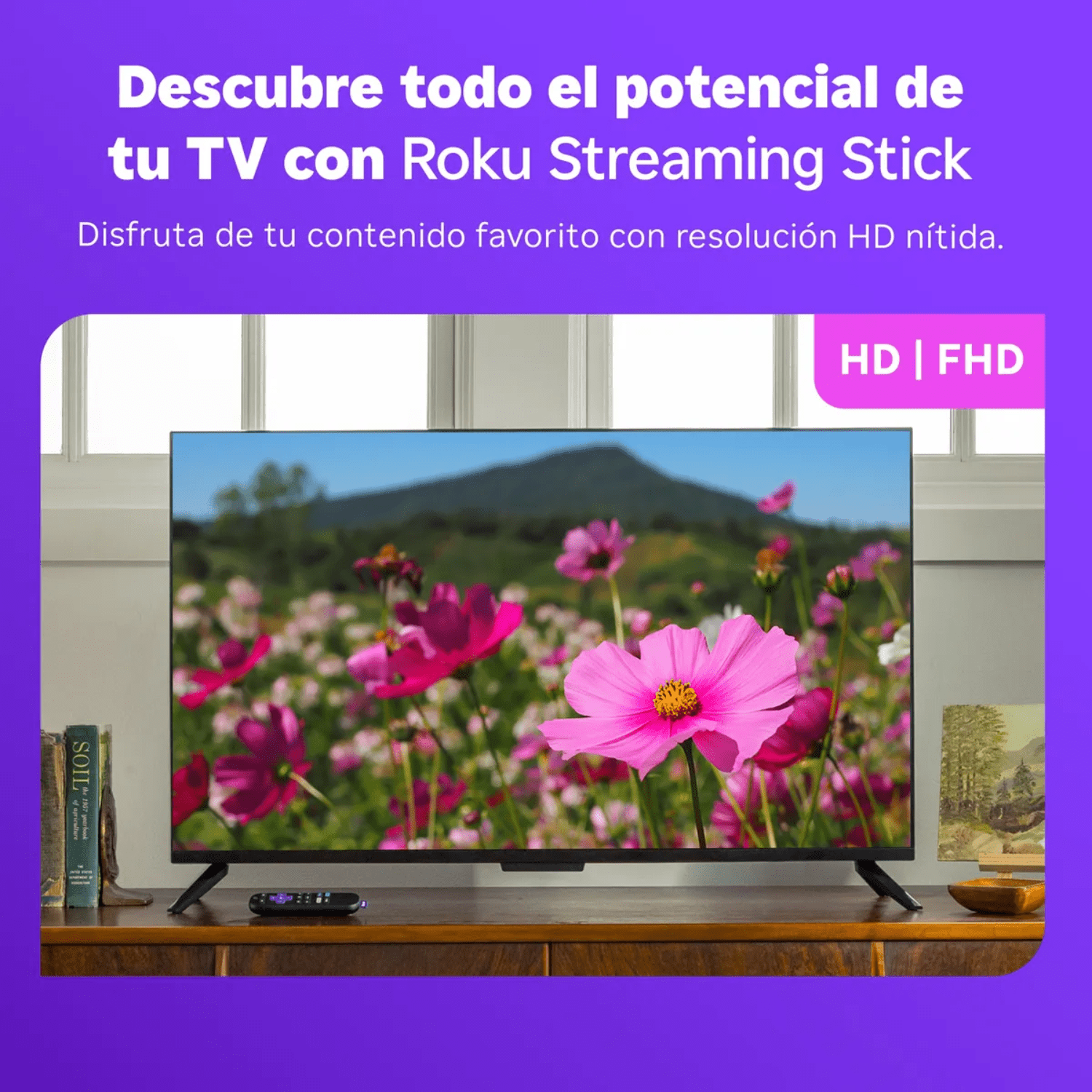 Roku Streaming Stick 2025 - Dispositivo de streaming HD para TV - Bestmart