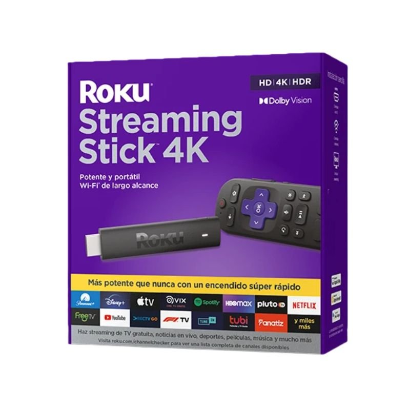 Roku Streaming Stick 4K HDR - Dolby Vision - Modelo 3820R (2021)