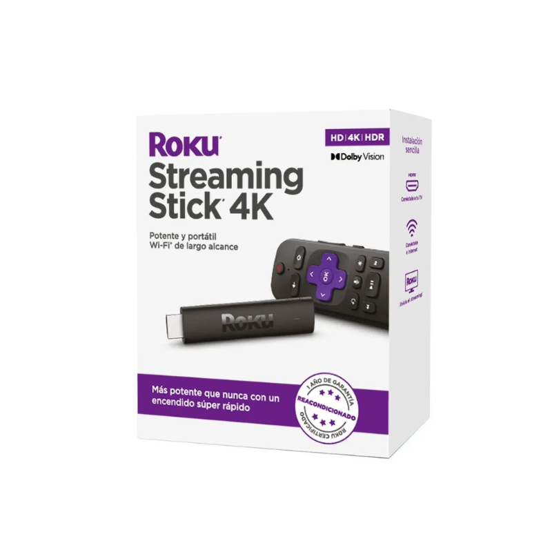 Roku Streaming Stick 4K HDR - Dolby Vision (Reacondicionado) - Bestmart