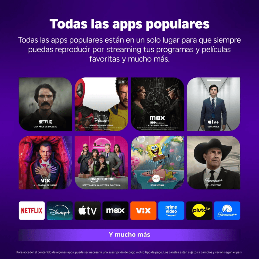 Roku Streaming Stick Plus 2025 4K HDR HDMI Control Remoto por Voz