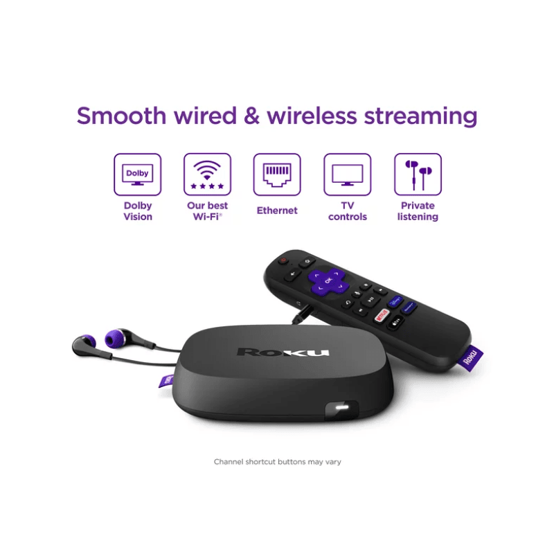 Roku Ultra LT 4K HDR Streaming - Dolby Vision - Modelo 4801RW (2021) (Open Box) - Bestmart