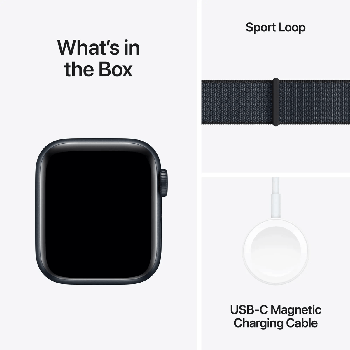 Smartwatch Apple Watch SE (2ª generación) Caja Midnight aluminio 40mm con correa Sport Loop - S/M - Bestmart