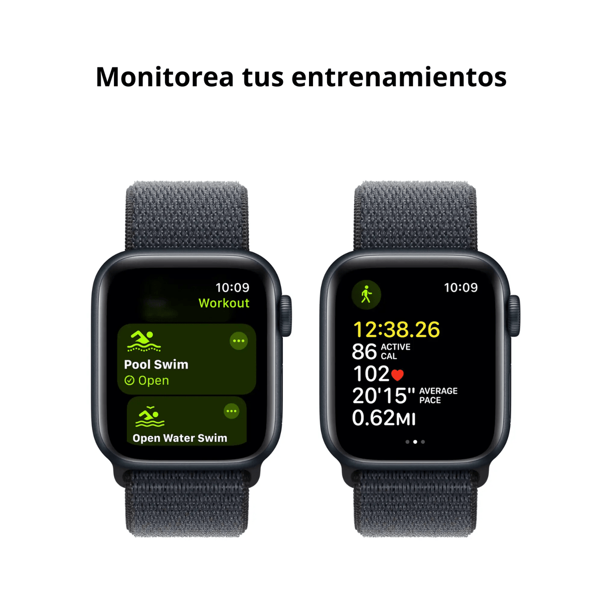 Smartwatch Apple Watch SE (2ª generación) Caja Midnight aluminio 40mm con correa Sport Loop - S/M - Bestmart