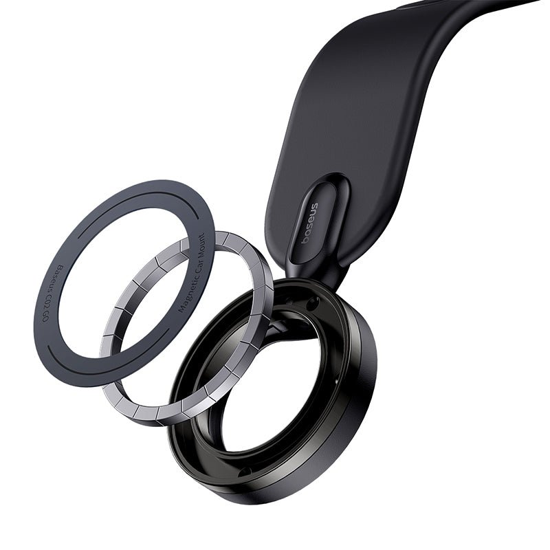 Soporte Baseus Magnético Flexible para Autos Giratorio 360° - Negro - Bestmart