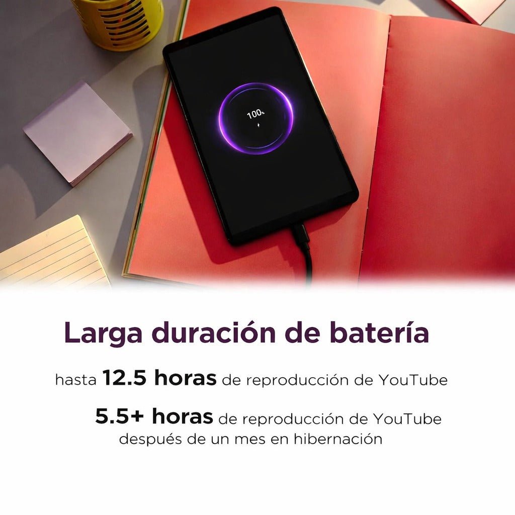 Tablet Lenovo Tab One 8.7″ – 4GB RAM, 64GB, Android 14 + Funda Protectora Incluida - Negro - Bestmart