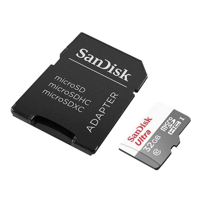 Tarjeta de memoria SanDisk microSDHC UHS - I 32GB + adaptador SD 100MB/s - Bestmart
