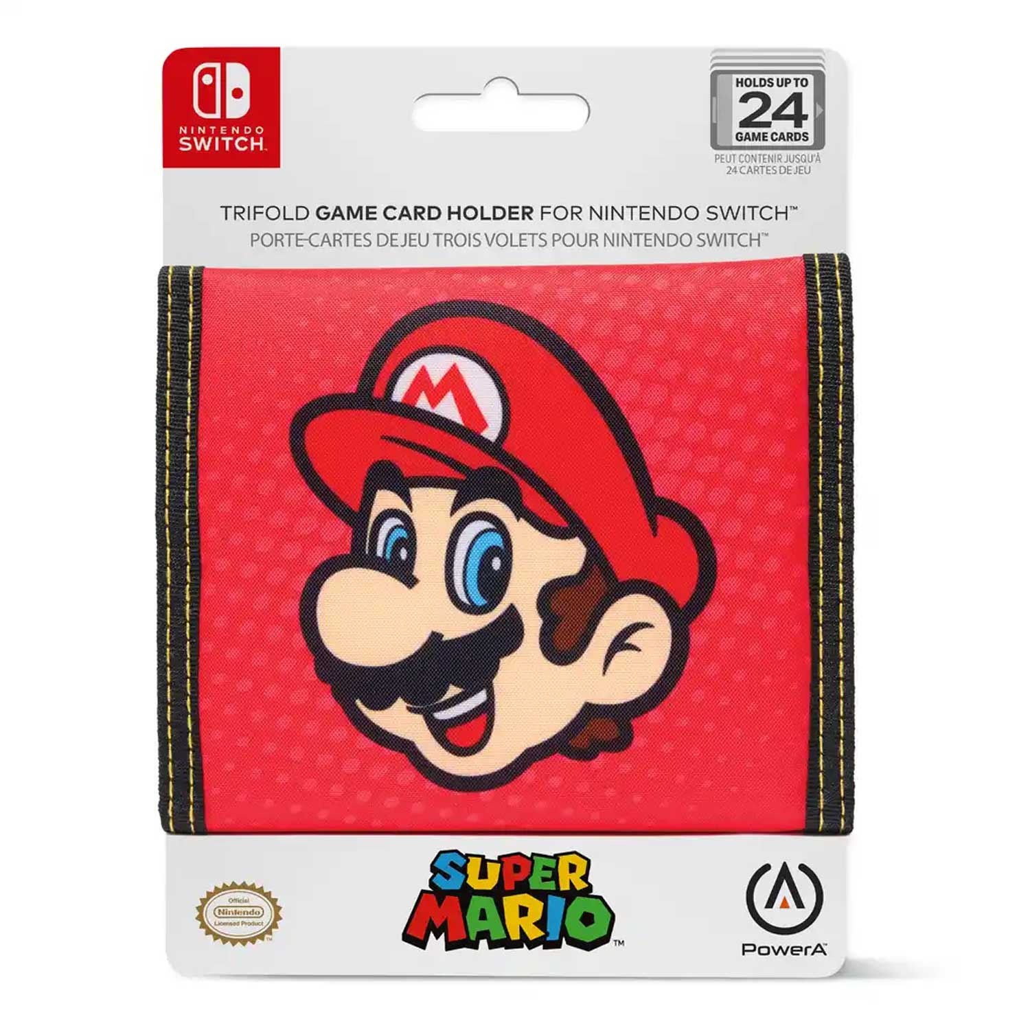 Tarjetero Tríptico PowerA Super Mario Bros. para Nintendo Switch - Bestmart