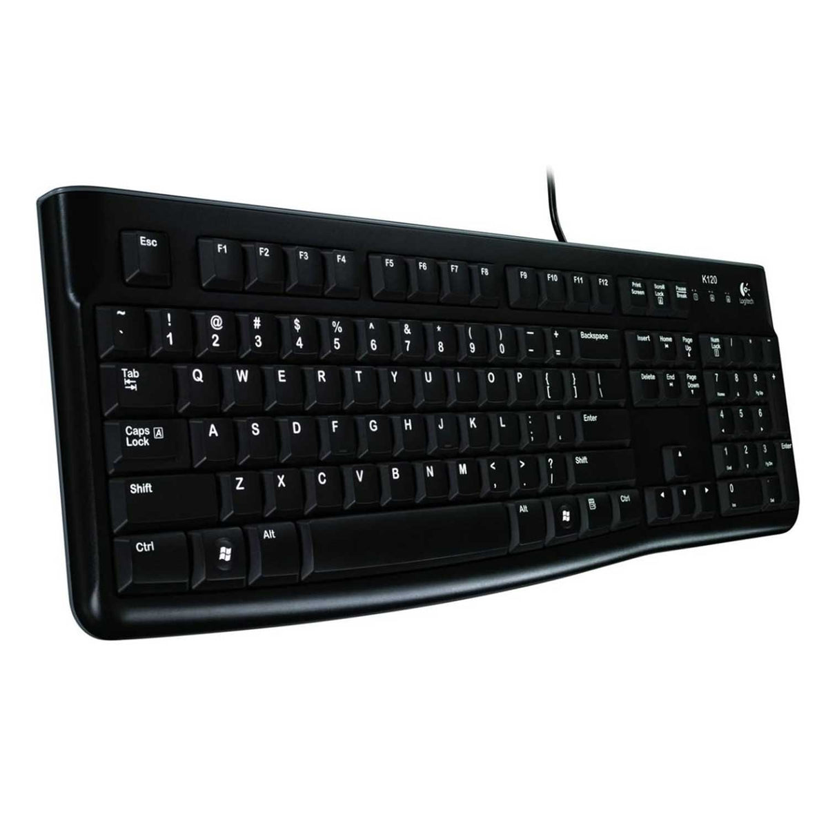 Teclado Alambrico Logitech K120 Qwerty USB Español Negro - Bestmart