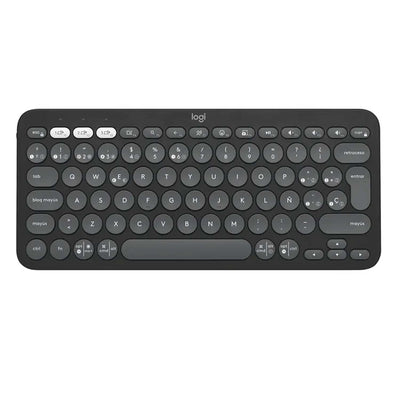 Teclado Bluetooth Logitech Pebble Keys 2 K380s Español Grafito - Bestmart