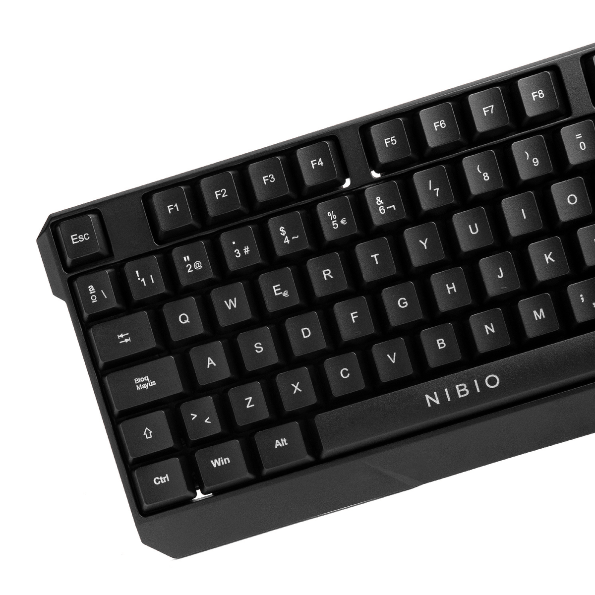 Teclado Gamer K200 Strike Nibio con cable - Negro - Bestmart