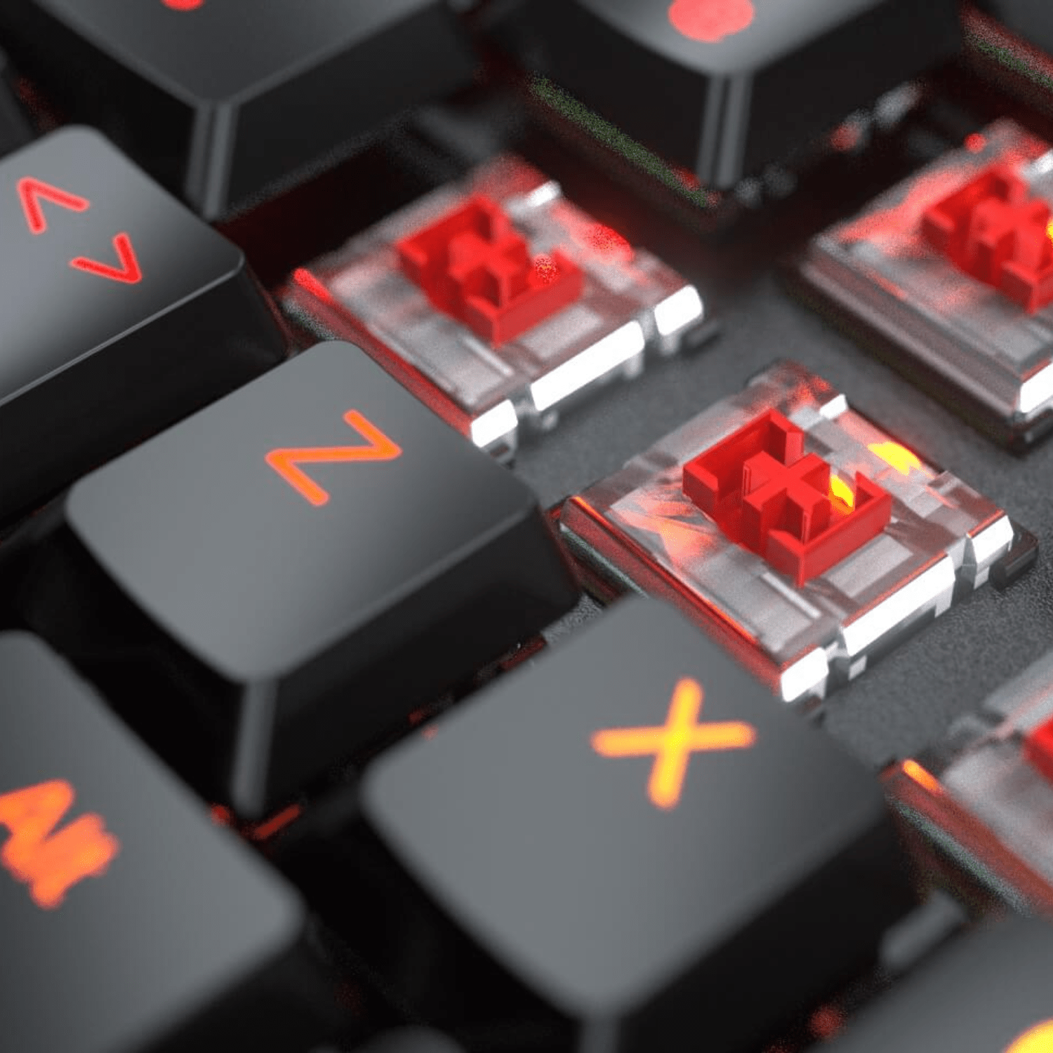 Teclado Gamer Redragon Cableado Horus TKL K622SP Switch Red RGB Negro - Bestmart