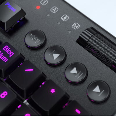 Teclado Gamer Redragon Cableado Horus TKL K622SP Switch Red RGB Negro - Bestmart