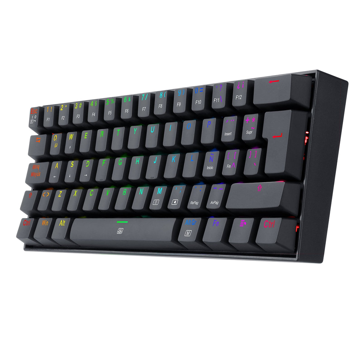 Teclado Gamer Redragon DRAGONBORN K630 RGB - SWITCH RED - Negro - Bestmart Open Box