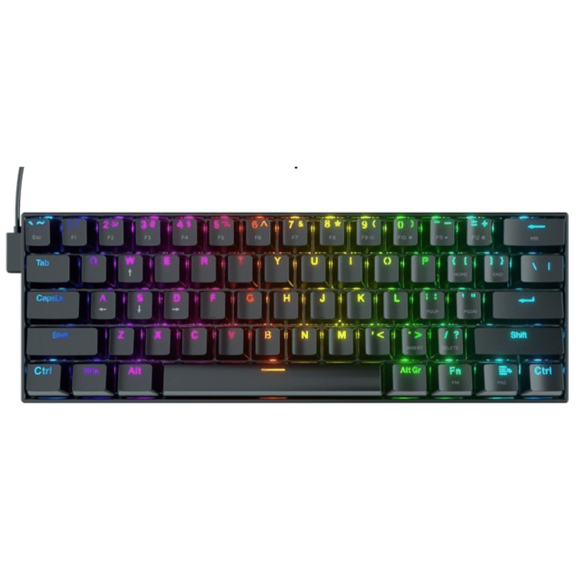 Teclado Gamer Redragon DRAGONBORN K630 RGB - SWITCH RED - Negro