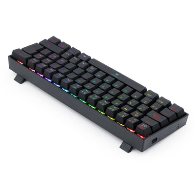 Teclado Gamer Redragon DRAGONBORN K630 RGB - SWITCH RED - Negro - Bestmart