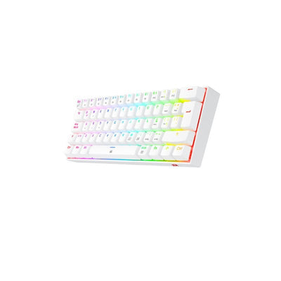Teclado Gamer Redragon Dragonborn K630W - RGB - SP - Switch Red - Blanco - Bestmart