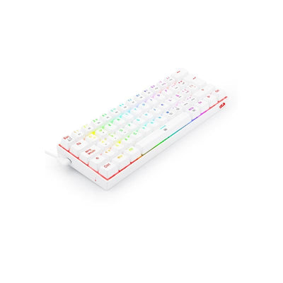 Teclado Gamer Redragon Dragonborn K630W - RGB - SP - Switch Red - Blanco - Bestmart