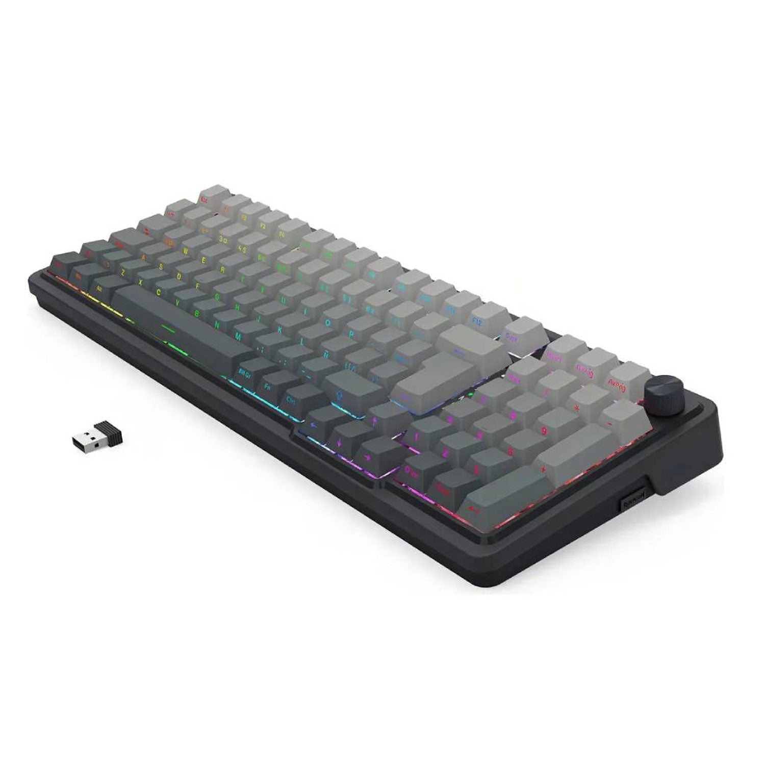 Teclado Gamer Redragon Eisa MAX K686SP - RGB - MAX Gris - Bestmart