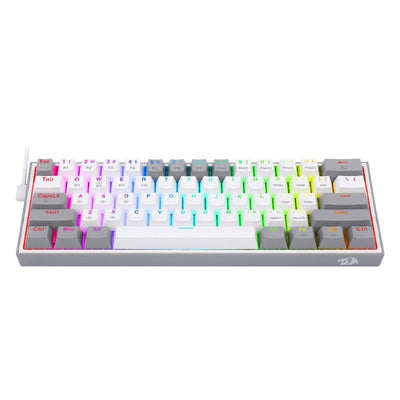 Teclado Gamer Redragon Fizz Pro K616 - RGB WG SP - Blanco/Gris Open Box - Bestmart