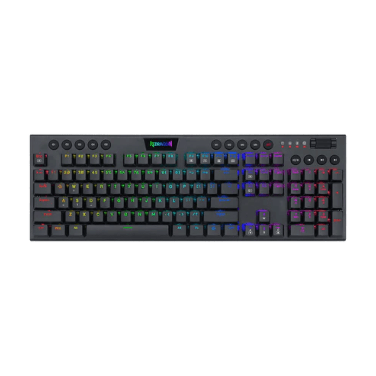 Teclado Gamer Redragon Horus FS Black Red Sw Cableado Español Negro - Bestmart