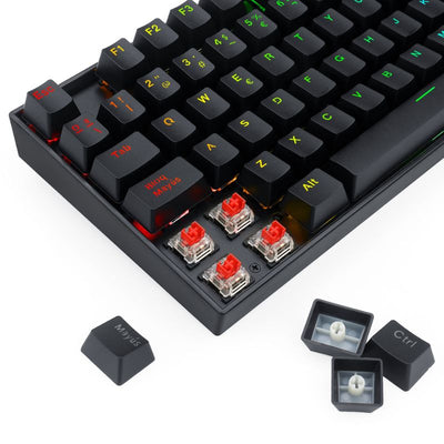 Teclado Gamer Redragon Kumara K552 RGB Switch Red Negro - Bestmart