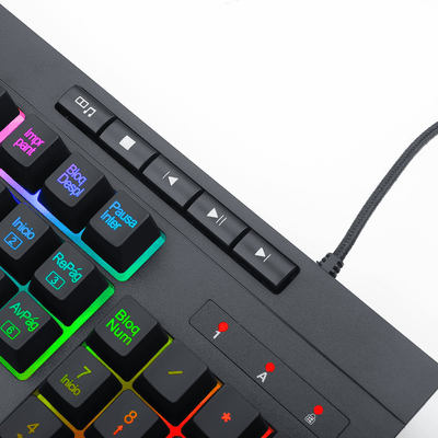Teclado Gamer Redragon Shiva K512 RGB Español Negro - Bestmart