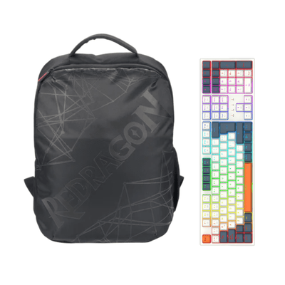 Teclado Gamer Redragon Trundle K668WBO Español Blanco con Mochila Aeneas de REGALO - Bestmart