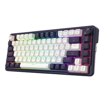 Teclado Gamer Redragon Ucal Pro WB K673 RGB Red Switch Español Blanco - Bestmart