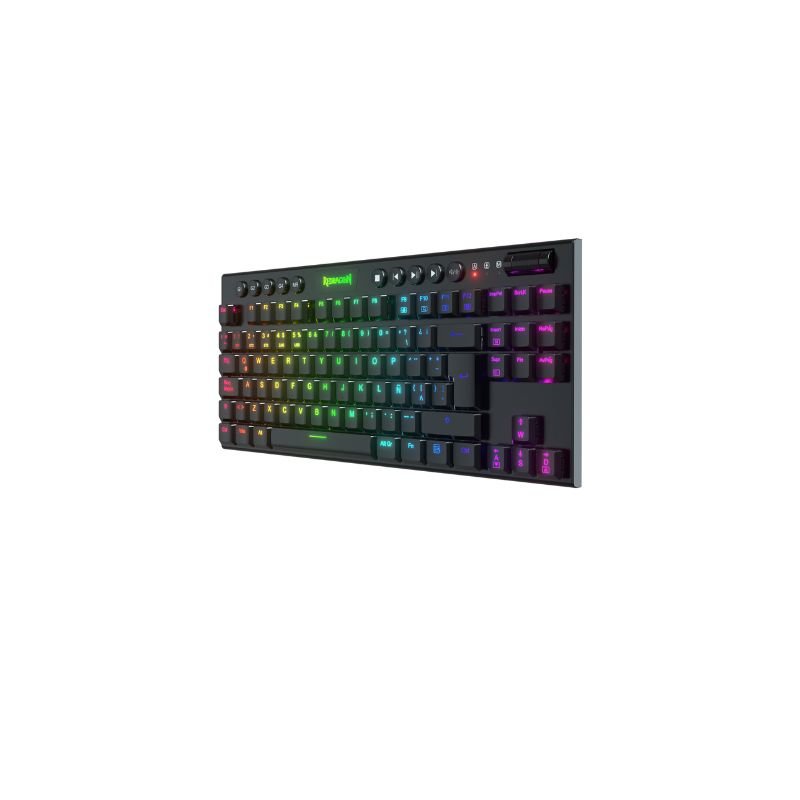 Teclado Mecánico Redragon Horus K621 RGB SP TKL WiFi Negro - Bestmart